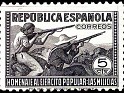 Spain 1938 Army 5 CTS Brown Edifil 792. España 792. Uploaded by susofe